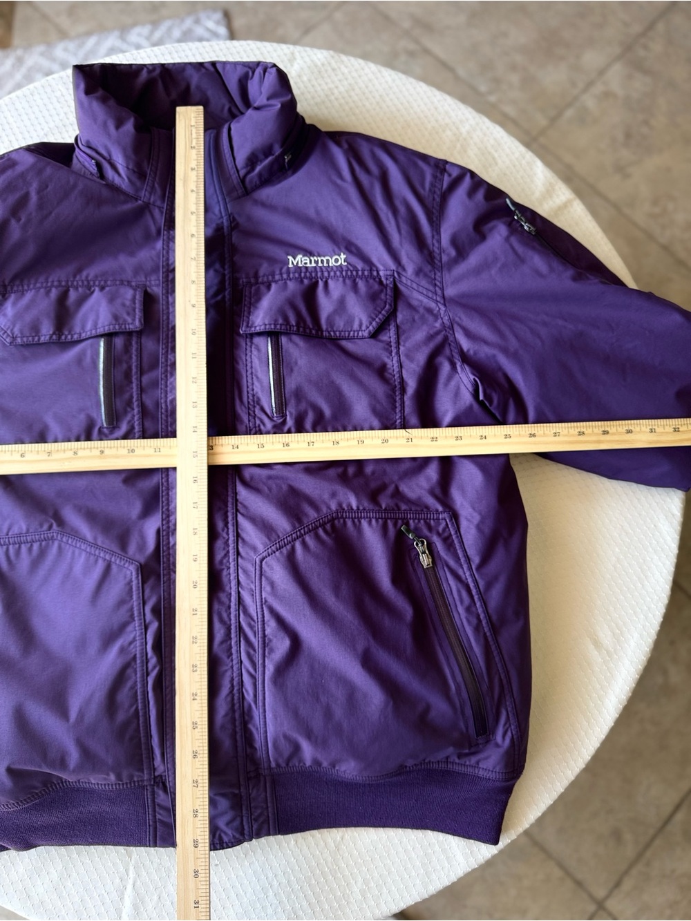 Marmot Purple Ski & Snowboard Insulated Jacket - Picture 7 of 7